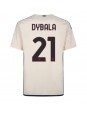 AS Roma Paulo Dybala #21 Replika Borta Kläder 2023-24 Kortärmad